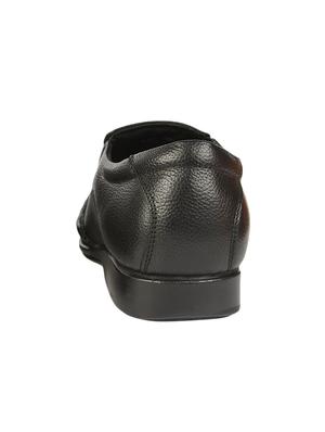 black Leather formal slip ons - 15428069 - Standard Image - 4