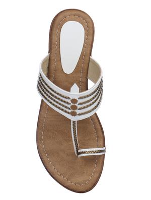 white one toe wedges - 15428483 - Standard Image - 4