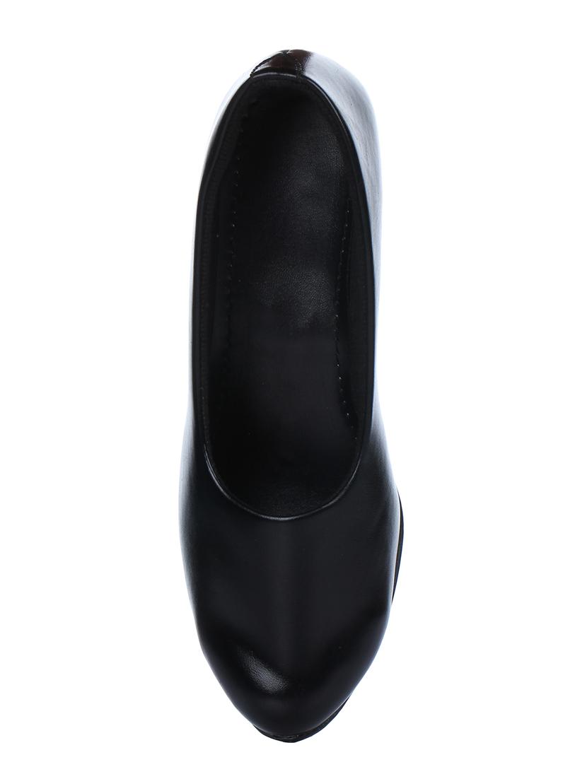 black slip on formal shoes - 15428543 - Zoom Image - 4