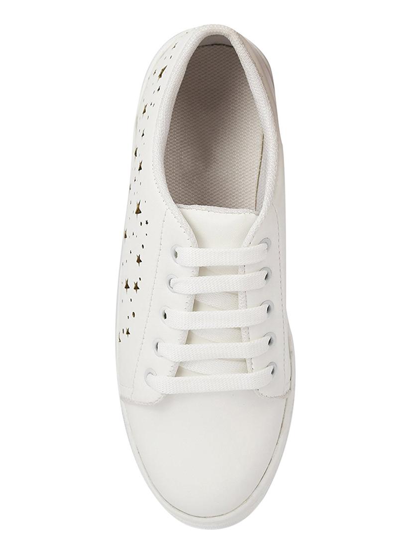 white lace-up sneakers - 15428902 - Zoom Image - 4