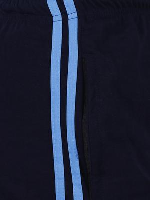 blue cotton blend shorts - 15429080 - Standard Image - 4