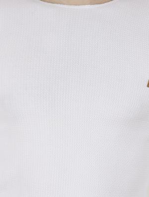 white polyester t-shirt - 15429103 - Standard Image - 4