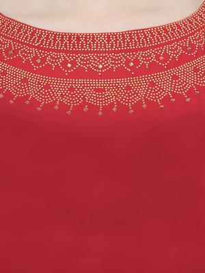 Layered embellished kurta - 15430489 - Standard Image - 4