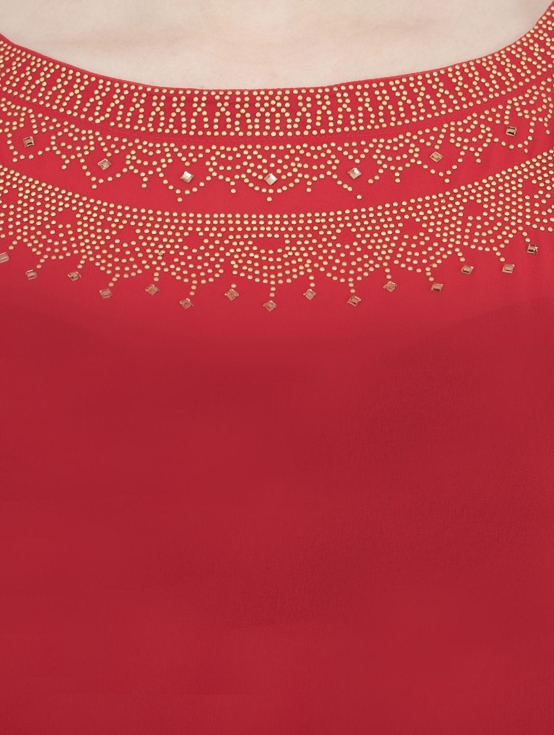 Layered embellished kurta - 15430489 - Zoom Image - 4