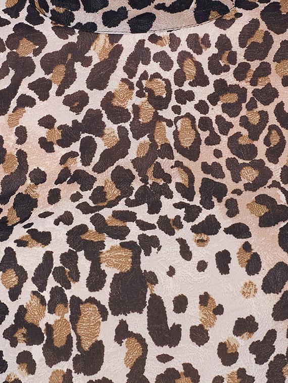 animal print mock neck top - 15431331 - Zoom Image - 4