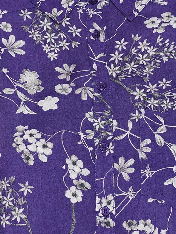 floral shirt tunic - 15431365 - Zoom Image - 4