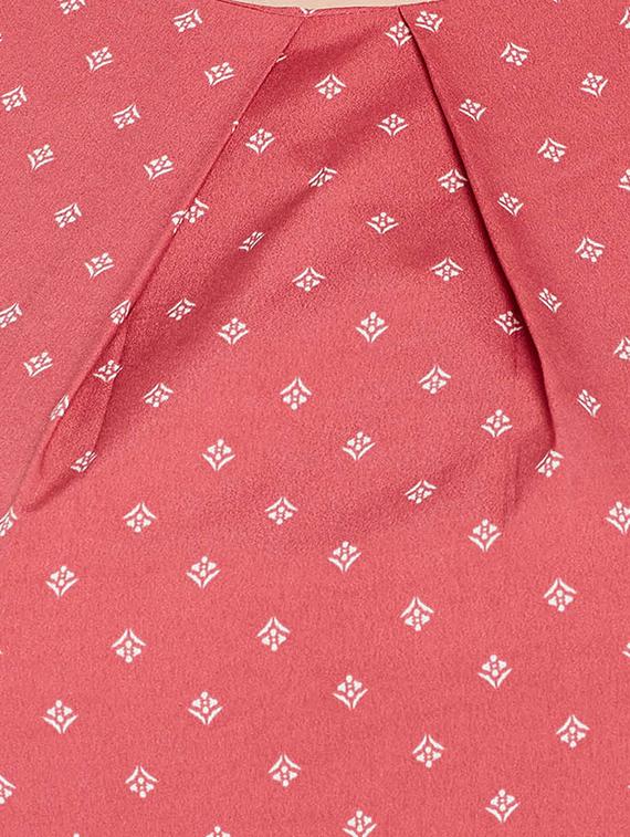 printed frill detail plus tunic - 15431366 - Zoom Image - 4