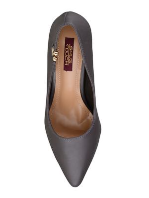 grey slip on pumps - 15431610 - Standard Image - 4
