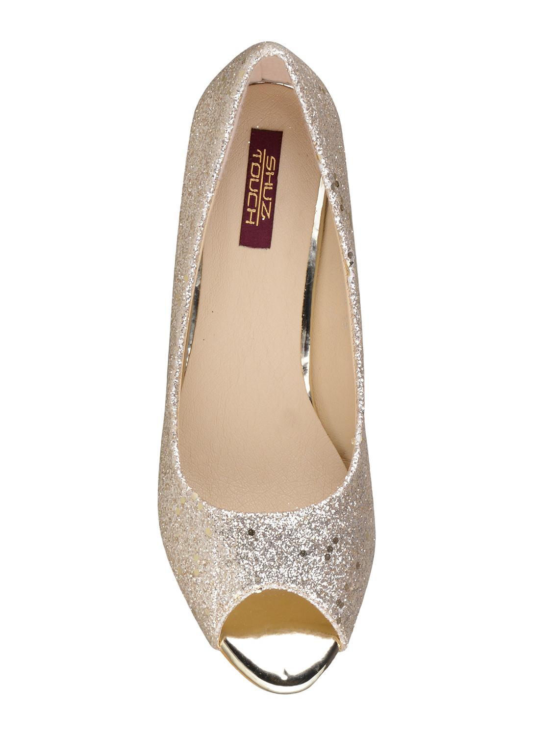 gold slip on sandals - 15431613 - Zoom Image - 4