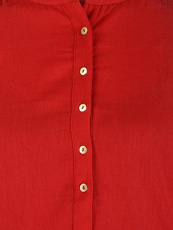 straight pockets kurta - 15431641 - Zoom Image - 4