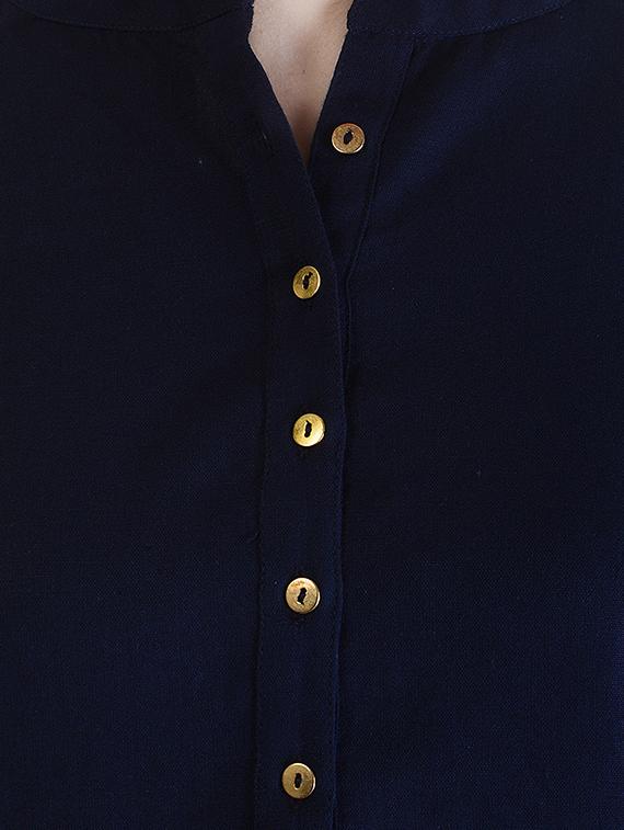 straight pockets kurta - 15431643 - Zoom Image - 4