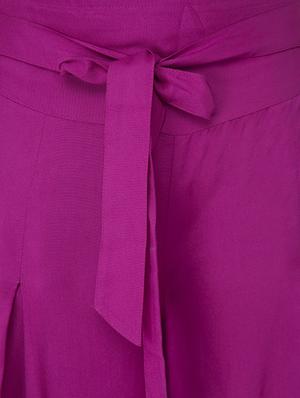 tie-knot belt pleated palazzo - 15432392 - Standard Image - 4