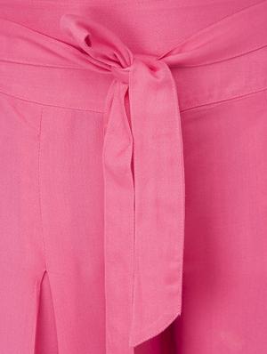 tie-knot belt pleated palazzo - 15432395 - Standard Image - 4