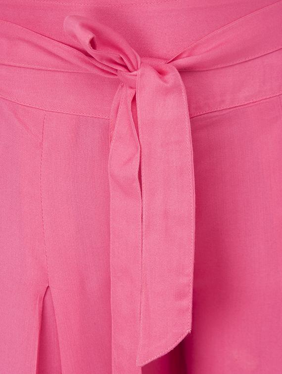 tie-knot belt pleated palazzo - 15432395 - Zoom Image - 4