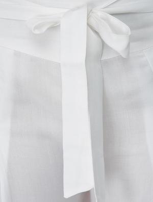 tie-knot belt pleated palazzo - 15432400 - Standard Image - 4