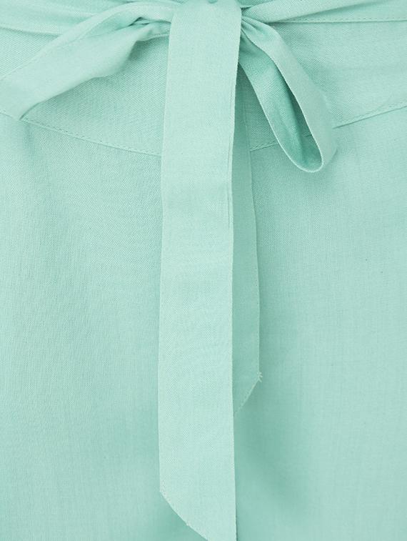 tie-knot belt pleated palazzo - 15432401 - Zoom Image - 4