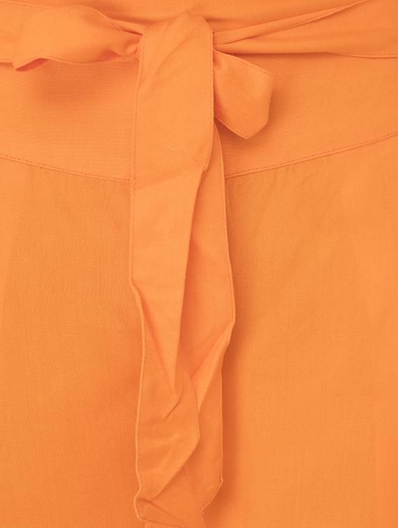 tie-knot belt pleated palazzo - 15432402 - Zoom Image - 4