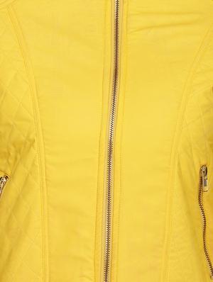turtle neck bomber/biker jacket - 15432488 - Standard Image - 4