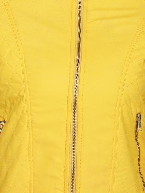 turtle neck bomber/biker jacket - 15432488 - Zoom Image - 4
