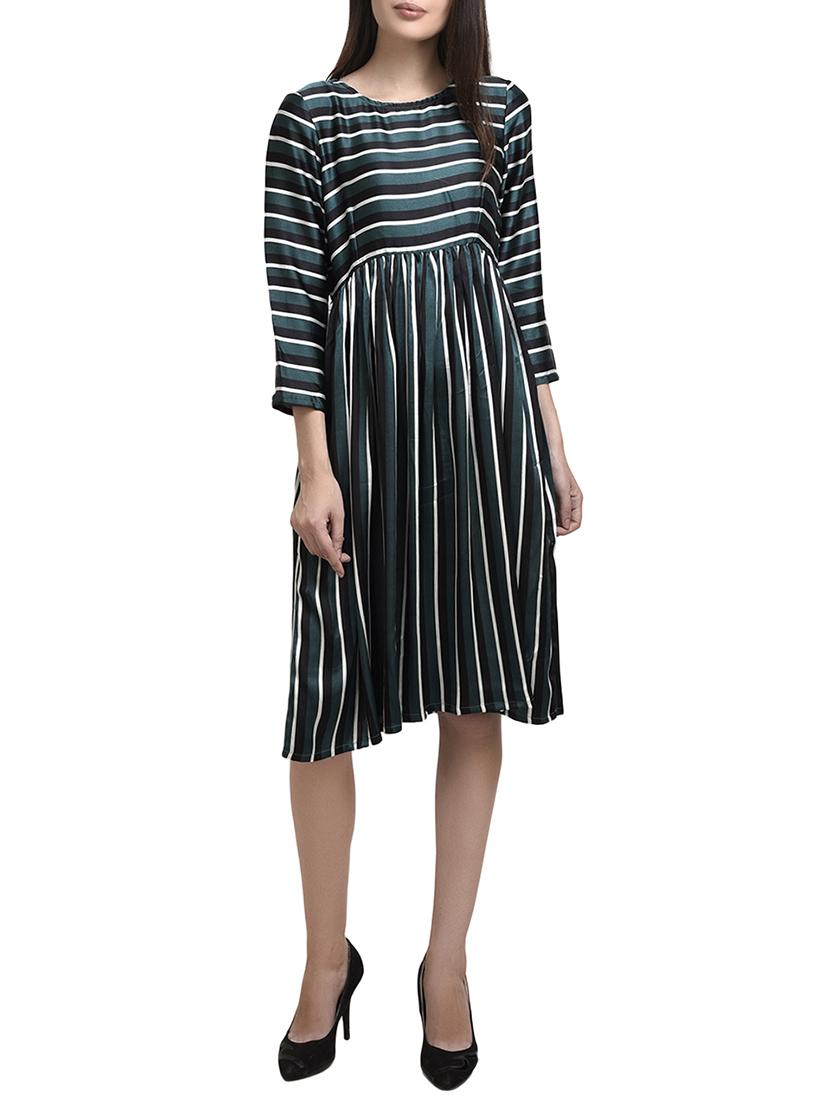a-line striped dress - 15433329 - Zoom Image - 4