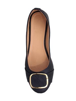 black slip on ballerinas - 15433339 - Standard Image - 4