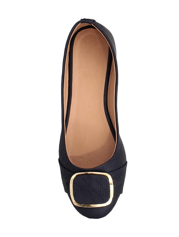 black slip on ballerinas - 15433339 - Zoom Image - 4