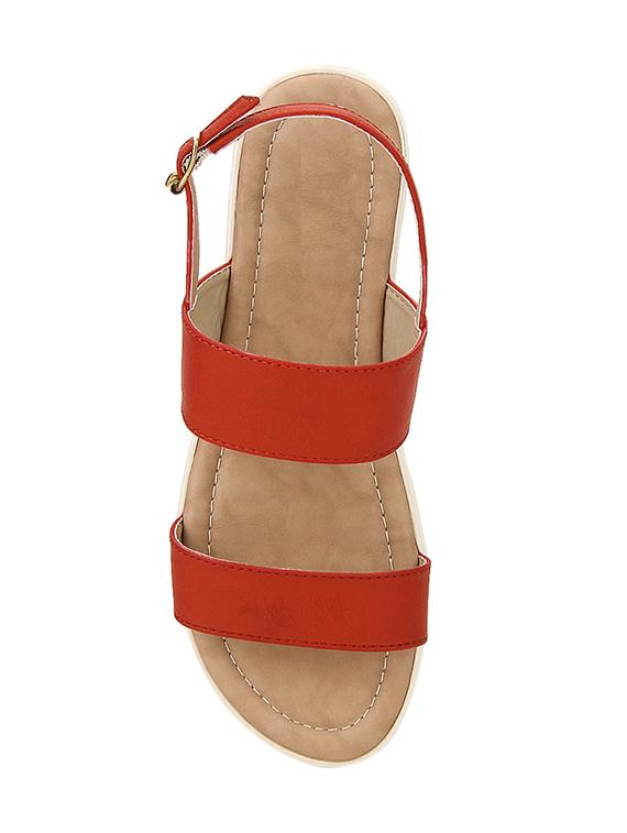 red back strap sandals - 15433354 - Zoom Image - 4