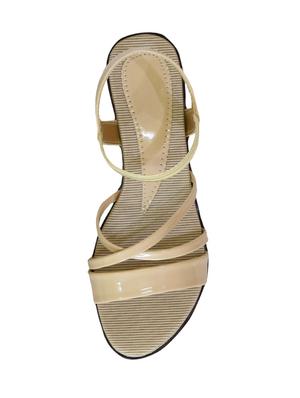 beige back strap sandals - 15433356 - Standard Image - 4
