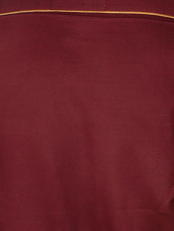 red cotton casual shirt - 15433738 - Zoom Image - 4