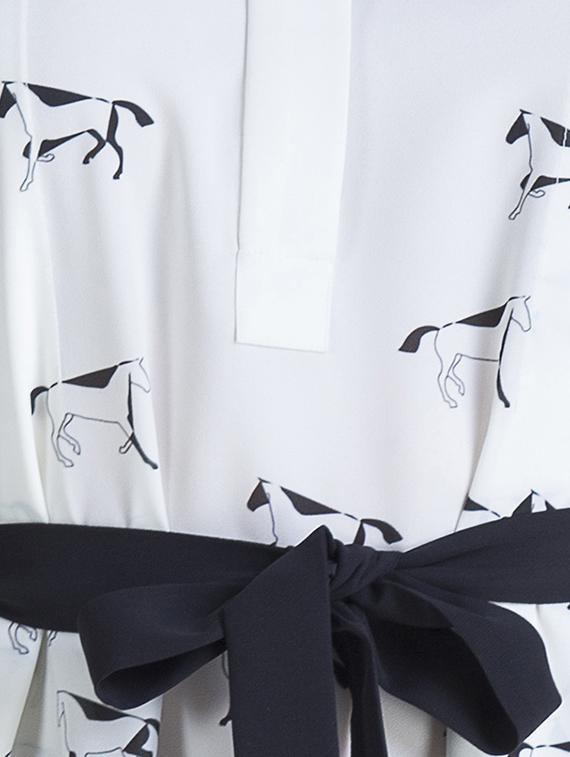bow tie-up front high-low top - 15434476 - Zoom Image - 4