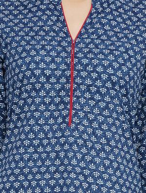 Straight printed kurta - 15434813 - Standard Image - 4