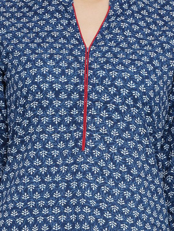 Straight printed kurta - 15434813 - Zoom Image - 4