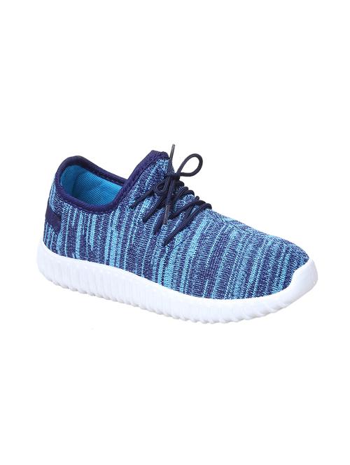 navy lace-up sports shoes - 15435121 - Standard Image - 1