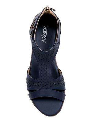 blue closed back sandals - 15435136 - Standard Image - 4