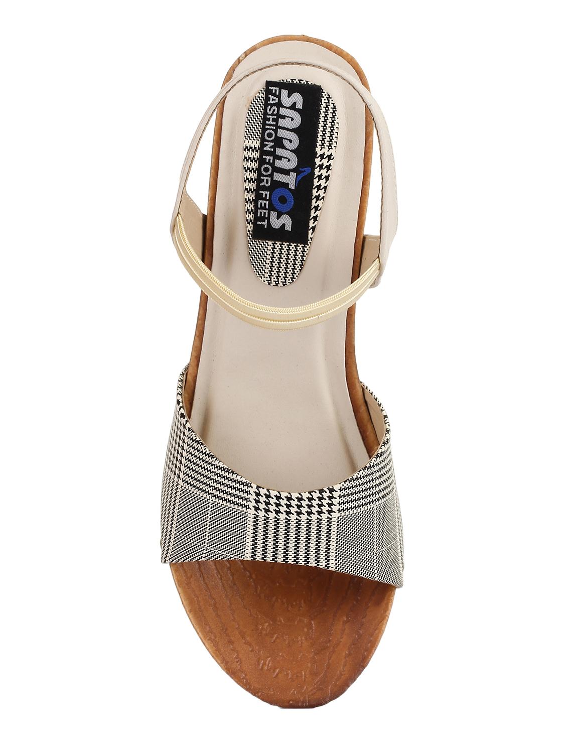 beige back strap wedges - 15435492 - Zoom Image - 4
