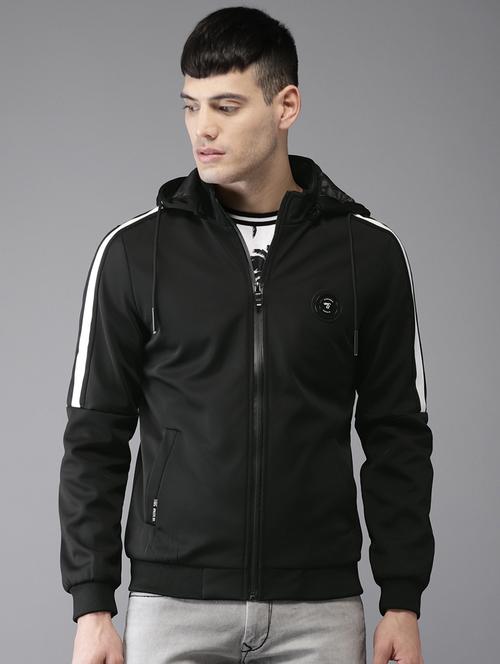 black polyester sweatshirt - 15435955 - Standard Image - 1