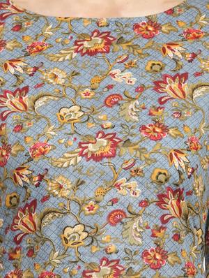 a-line printed kurta - 15436749 - Standard Image - 4