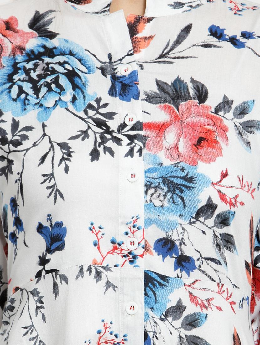 Fusion digital print kurta - 15436753 - Zoom Image - 4