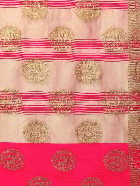 Conversational kanjivaram saree with blouse - 15436836 - Zoom Image - 4