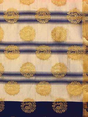 Conversational kanjivaram saree with blouse - 15436837 - Standard Image - 4
