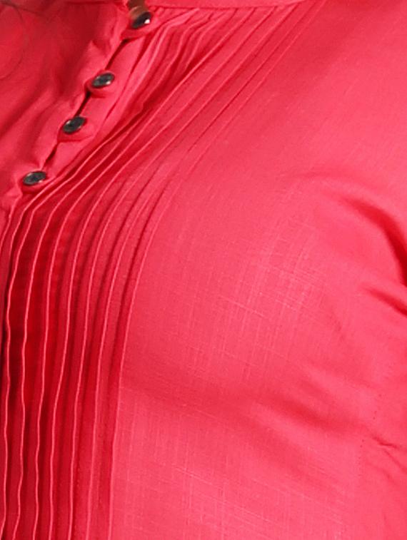 straight pintucks kurta - 15437912 - Zoom Image - 4