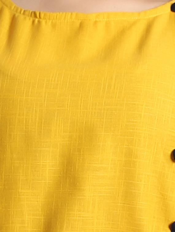 straight color block kurta - 15437920 - Zoom Image - 4