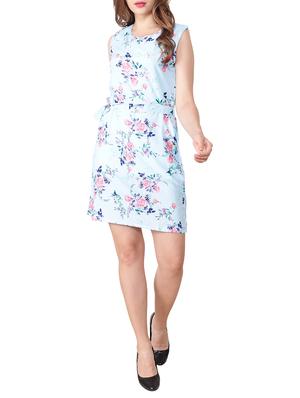 Floral belted sheath dress - 15438006 - Standard Image - 4