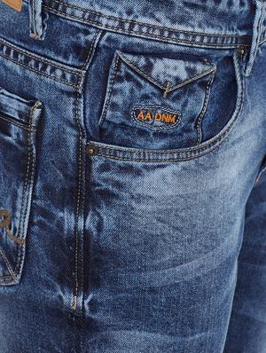 blue denim washed jeans - 15438079 - Standard Image - 4