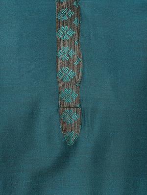 Aasymmetric kurta with skirt set - 15438265 - Standard Image - 4