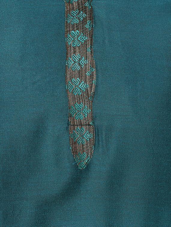 Aasymmetric kurta with skirt set - 15438265 - Zoom Image - 4