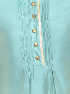 Gota patti kurta with pant set - 15438286 - Standard Image - 4