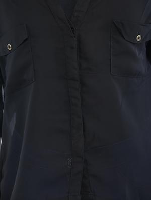 sheer patch pocket detail shirt - 15438726 - Standard Image - 4