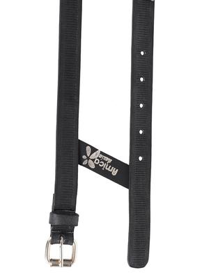 black leather belt - 15438798 - Standard Image - 4