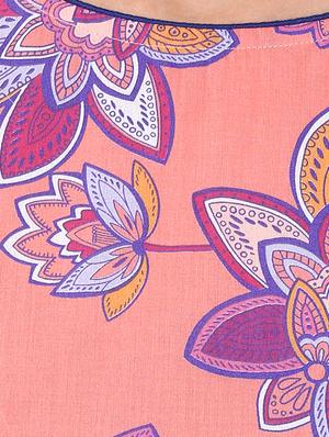 straight printed kurta - 15439091 - Standard Image - 4